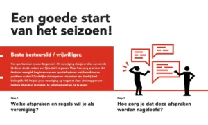 De assistent - Stappenplan Start van het Seizoen