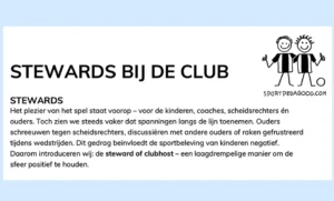 De assistent - infoboekje voor stewards