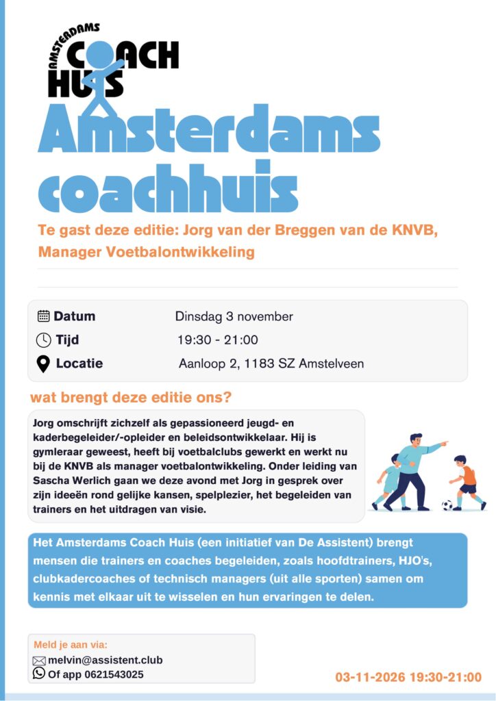 Flyer bijeenkomst coach huis 5-10